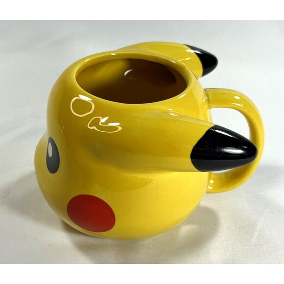 Just Funky 16oz Pokémon Official Pikachu Face Yellow Premium Ceramic Coffee Mug - Picture 6 of 9